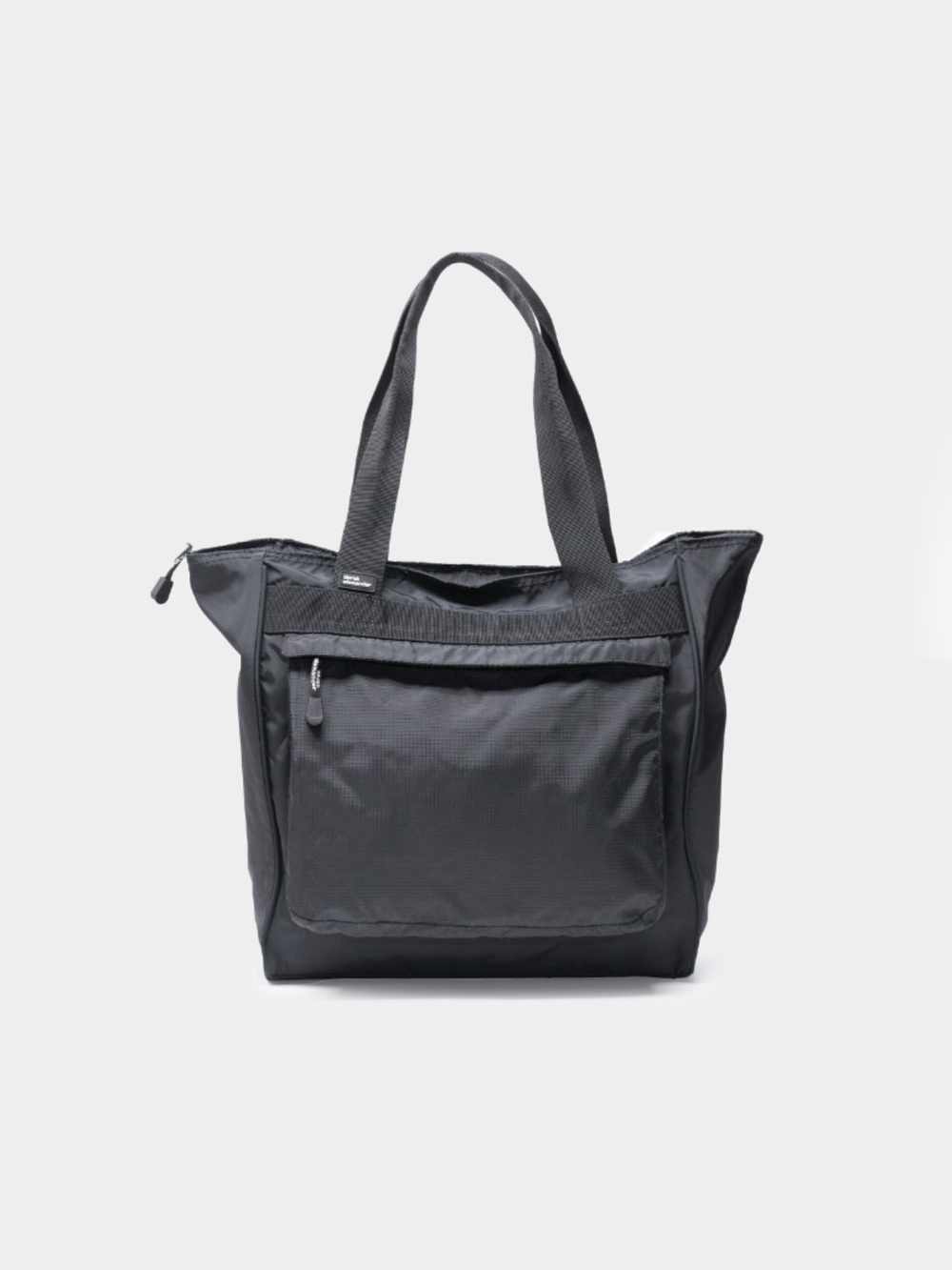 DEREK ALEXANDER Large Nylon Top Zip Shopper (PW20110) Black
